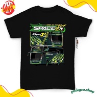 Up To 70% Boys' Bus T-Shirt Bus Mania Space X Tunggal Jaya Positive Merch
