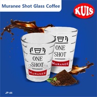 Muranee Glass Shot Cup Espresso Coffee 60 Ml Espresso Coffee Measuring Cup
