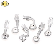 [DB] AN3 Motorcycle Motor Bike Hydraulic Brake Oil Hose Line Banjo Fitting M10x1 Stainless Steel Con