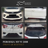 Perodua Myvi 2018 Drive 68 Bodykit Fullset/Parts