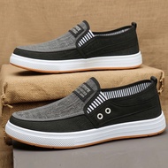 2026 Summer Old Beijing Cloth Shoes Men's One-Pedal Breathable Canvas Shoes Old Beijing Cloth Shoes 