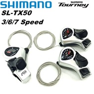 Shimano Tourney TX50 Shifter SL-TX50 Bicycle Shift Lever 3 6 7s 18/21S MTB Bike Shifter Trigger Swit