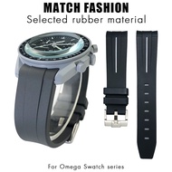 ❁◊ 20mm Silicone Watchband for Omega Seamaster Rolex Submariner Speedmaster Moon Watch Hamilton Seiko Certina Rubber Watch Strap