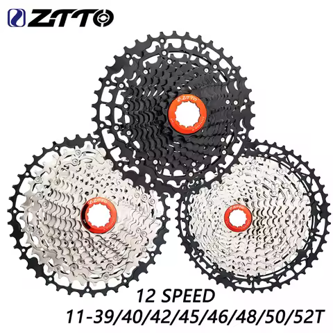 ZTTO New UltraLight 12 Speed 11-39/40/42T Road Bike Cassette 11-45/46/48/50/52T MTB Mountain Bike Sp