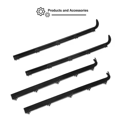 For 1987-1997 Ford F150 F250 F350 Inner & Outer Car Door Window Seal Belt Weatherstrip Kits 4PCS F2T
