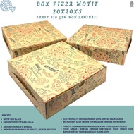 Pizza Box Packing Motif 20x20x5 (B9K3Z1)