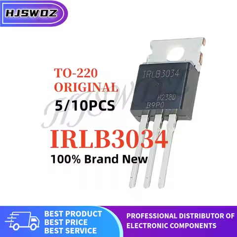 5/10PCS Original IRLB3034 IRLB3034PBF IRLB 3034 TO-220 MOSFET Field effect tube Brand New In Stock