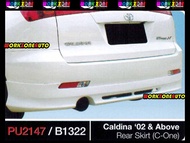 PU2147 Toyota Caldina 2002 & Above PU Rear Skirt (C-One) Body kit Bodykit