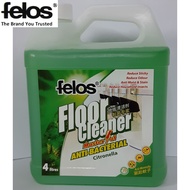 FELOS Citronella Floor Cleaner 4L non-toxic usable for (Marble , Terrazzo, Parquet, Ceramic tiles an