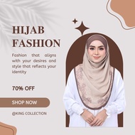 MUSLIM NC EXCLUSIVE HIJAB TWEELY KOREAN COTTON MADE FROM VIETNAM - INSTANT HIJAB FOR DAILY USED.