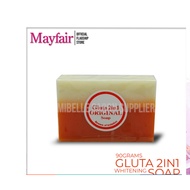 [ IN STOCKS ] MAYFAIR 2IN1 COMBO SOAP BAR GLUTATHIONE & KOJIC 120g
