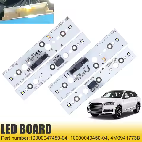 4Pcs LED Headlight DRL Turn Signal Boards Chips for Audi Q7 2017 2018 2019 White Light DRL Boards 4M