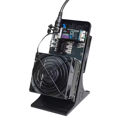 Stellapex Bitcoin Home Miner NerdQaxe++ Rev 6TH/s Four BM1370 Asic Chips Dual-Fan Plug and Play Bitc