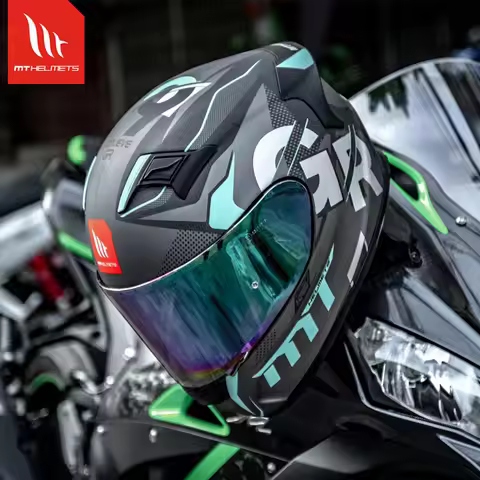 Original MT KRE Motorcycle Helmet for Professional Racing Carbon Fiber Snake Pattern Casque Moto for