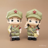 Figure Brother Friends Ornaments Dolls Red Army Men Women Dolls Gifts Decoration Cute Gifts Cartoon 