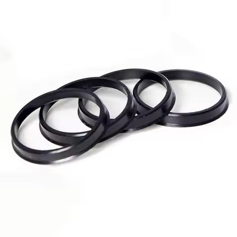 VEKMEK Wheel Hub Rings 68.1-57.1/68.1-60.1mm Black Plastic Wheel Hub Centric Ring Car Wheel Rim Part
