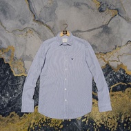 KEMEJA American Eagle Oxford Striped Shirt