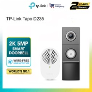 TP-Link Tapo D235 2K 5MP Wireless Smart Battery / Hardwired Video Doorbell Camera