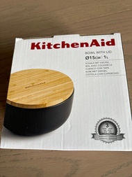 全新kitchenAid陶瓷碗連木蓋