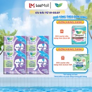 Combo 4 Băng vệ sinh hàng ngày Laurier Active Fit siêu thấm không hương 20 miếng