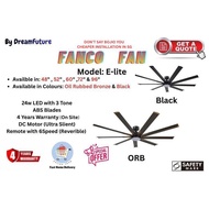 CHEAPEST INSTALLATION Fanco Fan Elite DC Celling Fan w 24w light 3tone