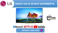 led tv lg 50up8000 smart tv uhd 4k 50 inch 50up8000ptb - jabodetabek