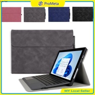 Kes Lembut Soft TPU Case for Microsoft Surface Pro 12 11 10 X 9 8 7 6 5 4 Go 1 2 3 4 Cover PU Leathe