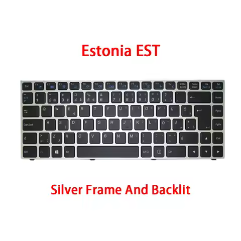 Backlit Keyboard For Laptop For CLEVO P640 MP-13C26EEJ4303 6-80-P6400-390-1/MP-13C26EEJ4306 6-80-N13