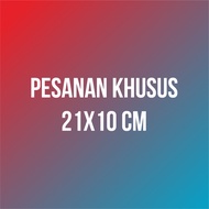 CUSTOM SPECIAL ORDER 21X10CM Mail