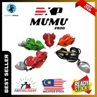 EXP MUMU FROG 31mm/6g Soft frog katak tiruan umpan pancing ikan haruan toman