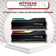KIT Ram G.SKILL Trident Z5 NEO RGB BLACK DDR5 64GB (32GB x 2) 6000MHz CL30 ( AMD EXPO ) F5-6000J3040
