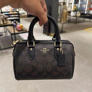 พร้อมส่ง Outlet กระเป๋าผู้หญิง  ROWAN SATCHEL IN SIGNATURE CANVAS CH469 กระเป๋าสะพายข้างผู้หญิง