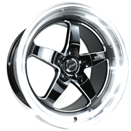 ❤A HOT❤ 1PC 17 inch alloy wheels 18 inch black rims 5 holes 5x114.3 passenger car wheel rims