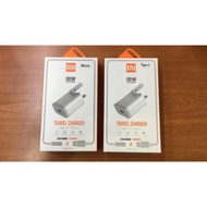 MI 18W TRAVEL CHARGER USB to type-c charger turbo Quick Charging Adapter Dual