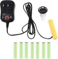 Adjustable Battery Eliminator 3V 4.5V 6V 9V 12V AAA Battery Power Supply Adapter Replace 7pcs AAA Ba