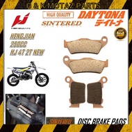 HENGJIAN 250CC HJ 2T V2 250CC HJ 4T V2 BRAKE PADS SINTERED LONG LIFE TOP QUALITY