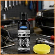 Tire Coating Cream Sun Protection Prevent Cracking Hydrophobic Vehicles Tire Rim Shine Coating Cream