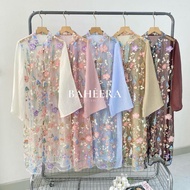Baheera Outer - Beautiful Outer Tunic Wedding Tunic/ Raya Collection/ Malay Outfits Tunic/ Nursing F