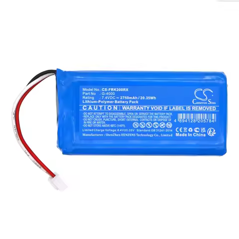 CS 7.4V 2750mAh Remote Controller Battery G-4000 for FrSky Ethos Tandem X20S Transmitter,X20,X18 XE,