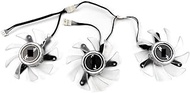 3PCS 75MM PVA080E12R AMD Radeon RX 5700 XT Fan Compatible with RX 5700 XT Phantom Gaming D 8GB OC Vi