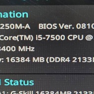 Intel i5 7500 & Asus B250M-A