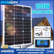 [Dikirim Dari Jakarta]60W/100W SOLAR PANEL PANEL SURYA PEMBANGKIT LISTRIK TENAGA SURYA 60W SOLAR PAN