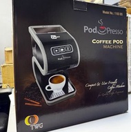 全新捷榮 TWG Pod Presso Coffee Pod Machine 1103 BS 意式軟包咖啡機