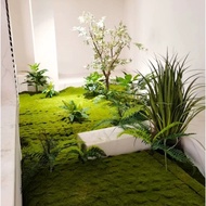 100g Artificial Moss – for DIY Microlandscapes, Bonsai, Rock Gardens & Fake Scenes