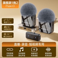 Lavalier Microphone HD No Delay Live Outdoor Video Recording K Song Video Reverberation Noise Reduct
