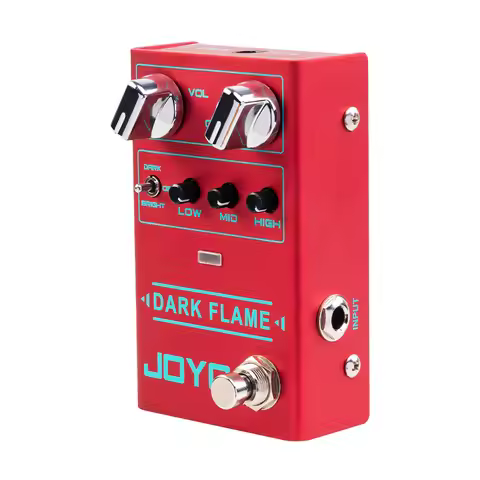 JOYO R-17 High Gain Distortion Guitar Pedal 3-Band EQ Effector DC 9V Power Supply for Recording Live