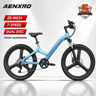 AENXRD 20 Inch Magnesium Alloy Mountain Bike 7-Speed Mag Wheels Front Suspension