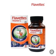 Flavettes Vitamin C - Blackcurrant 250mg x 100's