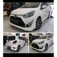 Agya trd facelift bodykit material frp1 s3