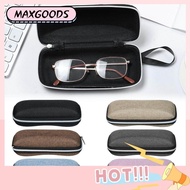 MAXG ซองแว่นตาวินเทจใส่ได้ทั้งชายและหญิง,กล่องที่วางแว่นแว่นตามีซิปแบบพกพา